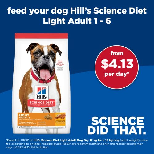 Hills Dog Adult Light 12kg My Vet New Zealand s Largest Online Pet Pharmacy