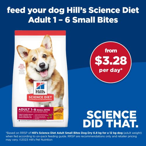 Science diet small sales bites feeding guide