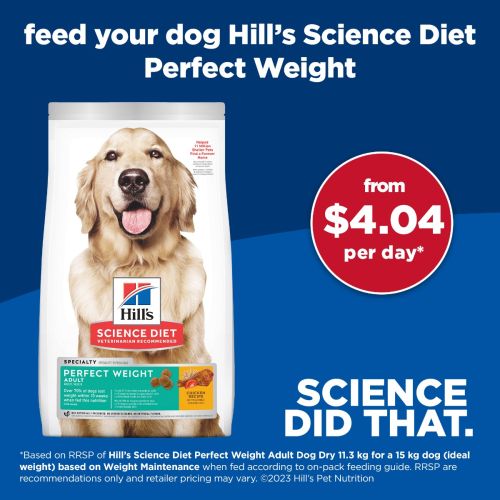 Hills Dog Perfect Weight 1.8kg My Vet New Zealand s Largest Online Pet Pharmacy