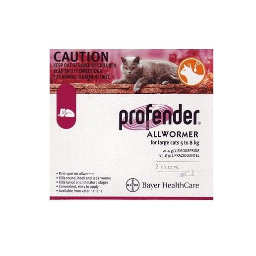 PROFENDER allwormer for cats 5-8kg