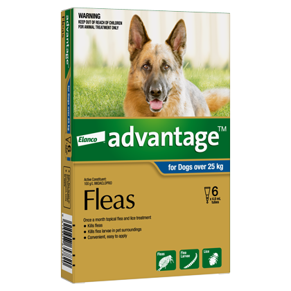Advantage X/Large Dogs >25kg 6-Pack
