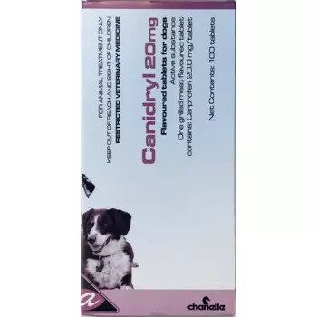 Canidryl 20mg x 100 tablets | Prescription Required