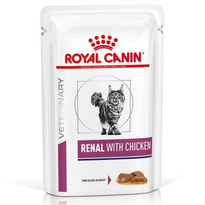 Royal Canin Renal Chicken Cat Pouch 85g  X 1 Box