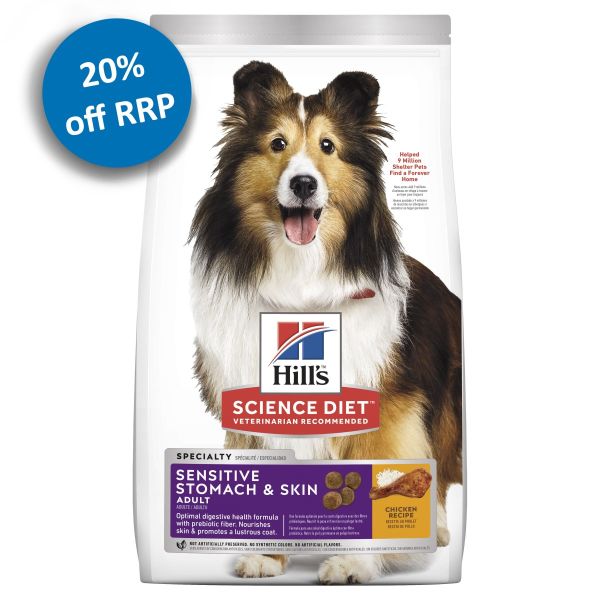 Hills Dog Adult Sensitive Stomach and Skin 12kg