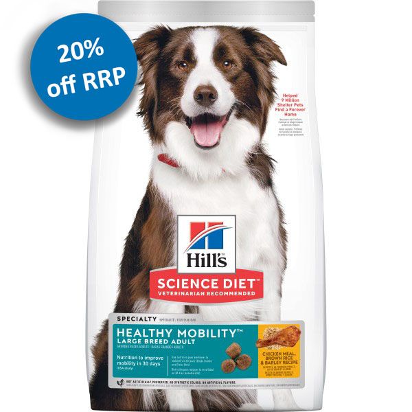 Hills Adult Healthy Mobility Large Breed dog food 12kg