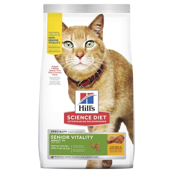 Hills Cat Adult 7+ Senior Vitality 1.36kg