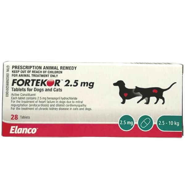 Fortekor Tablets 2.5mg Box  of 28