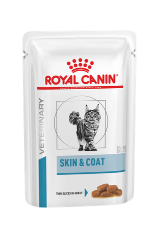 Royal Canin Skin and Coat Cat Pouch 85g  X 1 Box