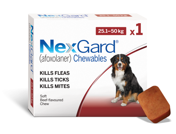 Nexgard for  Large Dogs   25-50kg SINGLE