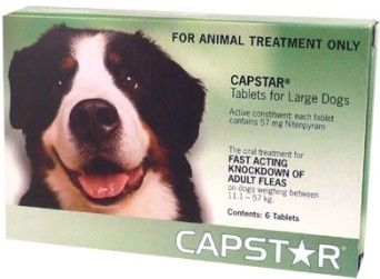 Capstar dog 11-57kg 6x 57mg tablets