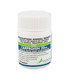 Carprofen 20mg tablets x 100 (Prescription Required) 