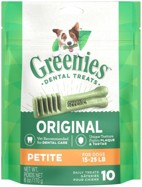 GREENIES Canine Original Mini Treat-Pak Petite  (10-pack) 170g  