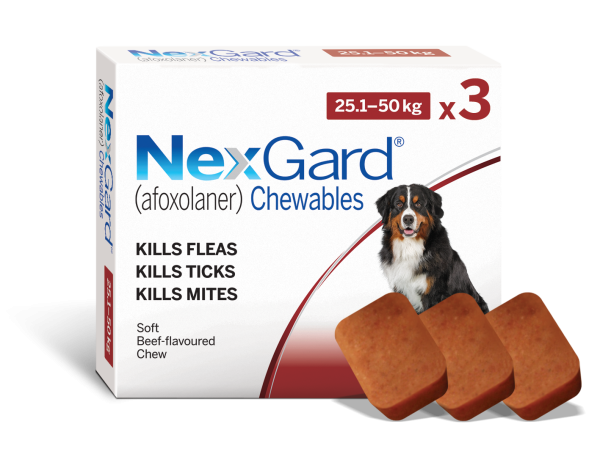 Nexgard for Large Dogs 3 Pack 25-50kg 