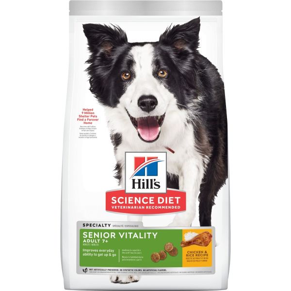Hills Dog Adult 7+ Senior Vitality 1.58kg